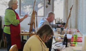 Group art classes in Rockport, Texas